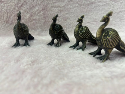 Z. ANTIQUE FIGURE STATUE OF PEACOCK