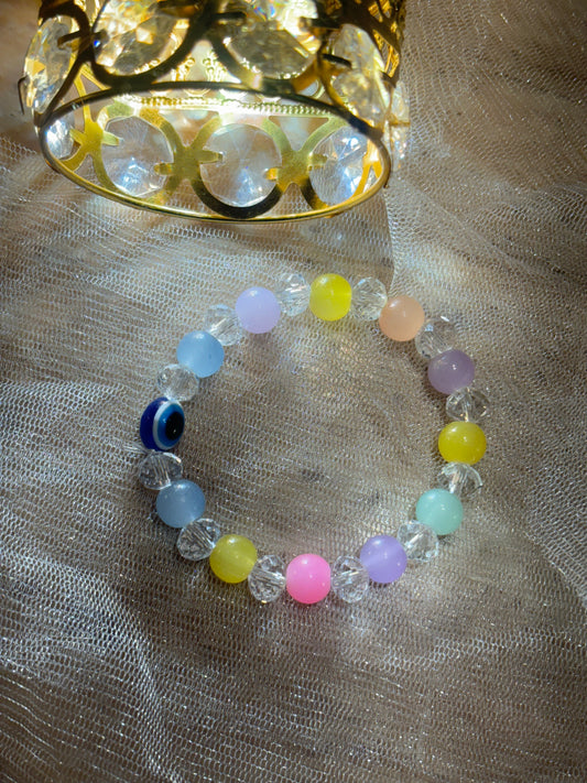X-EVIL EYE PROTECTION MULTICOLOUR BRACELATE