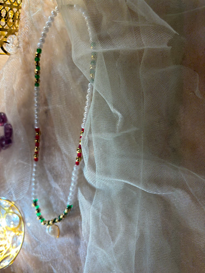 MULTICOLOUR PEARL MALA