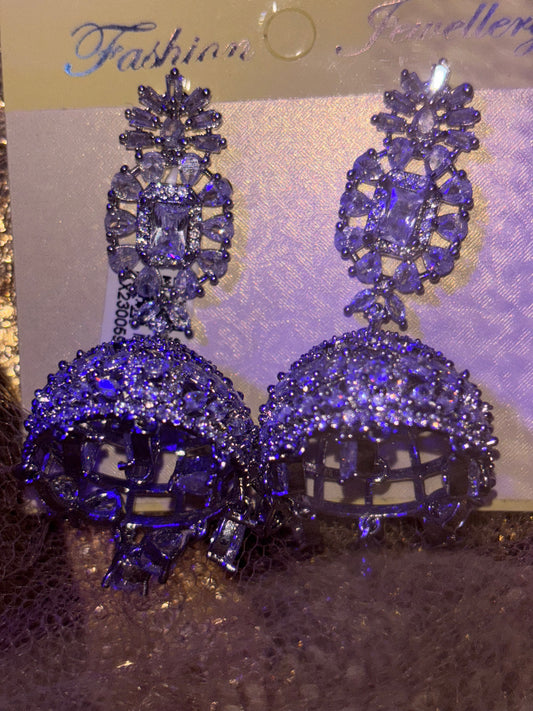 silver earrings