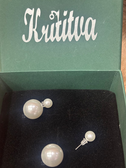 DUAL WAY USE VERY BEAUTIFUL PEARL EARRING